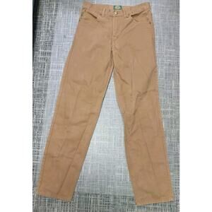 Cabelas Jeans Mens 34X36 Brown Tan Relaxed Fit Straight Leg